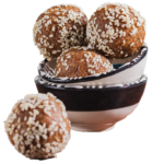 SALTED CARAMEL n PEANUT BUTTER ENERGY BALL